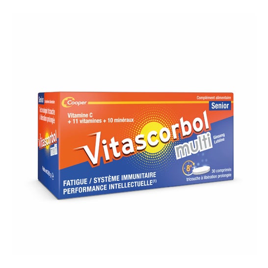 Vitascorbol Multi Sénior 30 comprimidos
