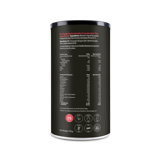 Zenement Pure Vegan Protein 100% de Levadura de Cerveza 750 g
