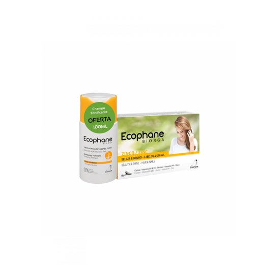 Ecophane Biorga Zinco 60comp + Champô Fortificante 100ml