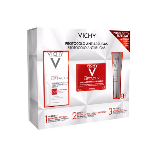 Vichy Protocolo Antiarrugas Liftactiv Retinol + Colágeno + Solar