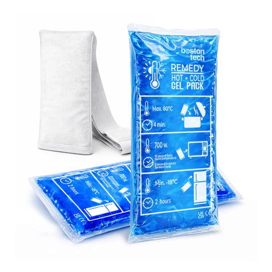 Boston Tech Premium Koud- en Warmtegelzakken met Herbruikbare Multifunctionele Hoes 2 stuks