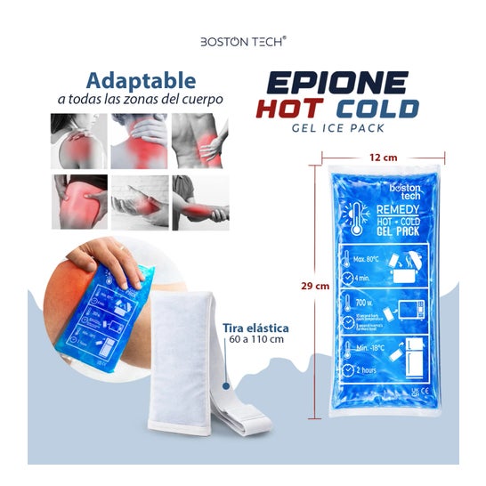 Boston Tech Premium Koud- en Warmtegelzakken met Herbruikbare Multifunctionele Hoes 2 stuks