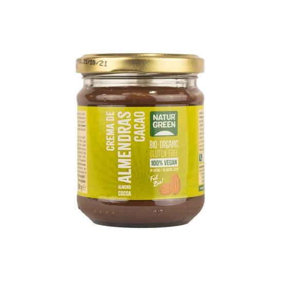 Naturgreen Organische Crème Van Amandelen En Cacao 200 G