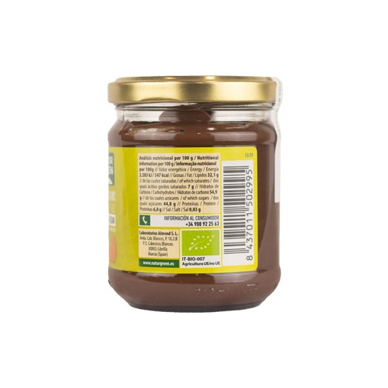 Naturgreen Organische Crème Van Amandelen En Cacao 200 G