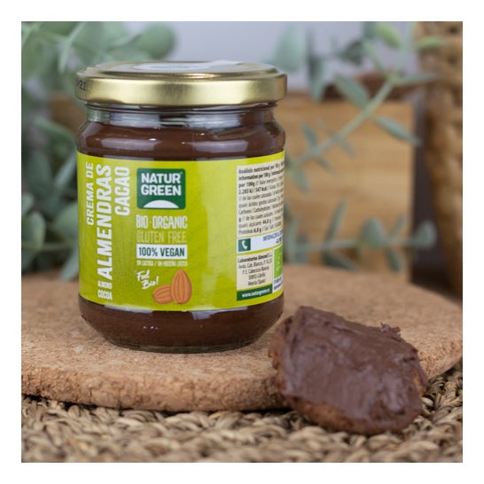 Naturgreen Organische Crème Van Amandelen En Cacao 200 G