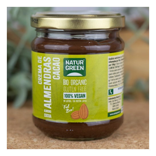 Naturgreen Organische Crème Van Amandelen En Cacao 200 G