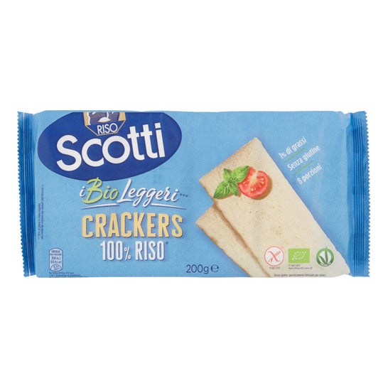 Riso Scotti Bio Leggeri Crackers 100% Riso Senza Glutine 200g