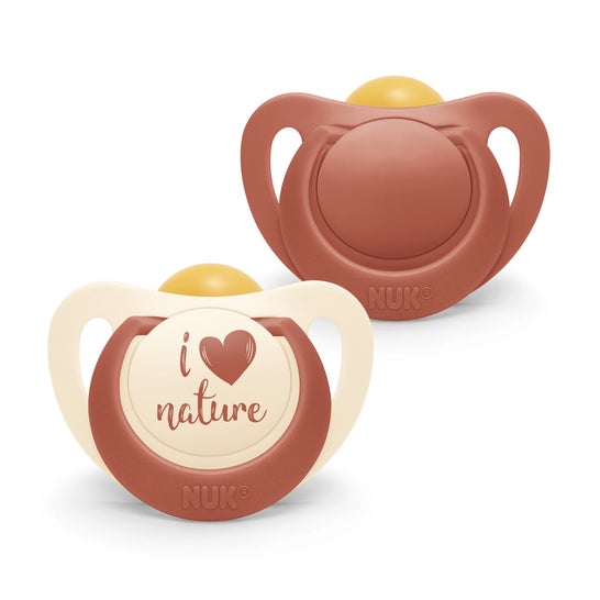 Nuk Anatomic Soother 6-18m Terracotta 2 Units