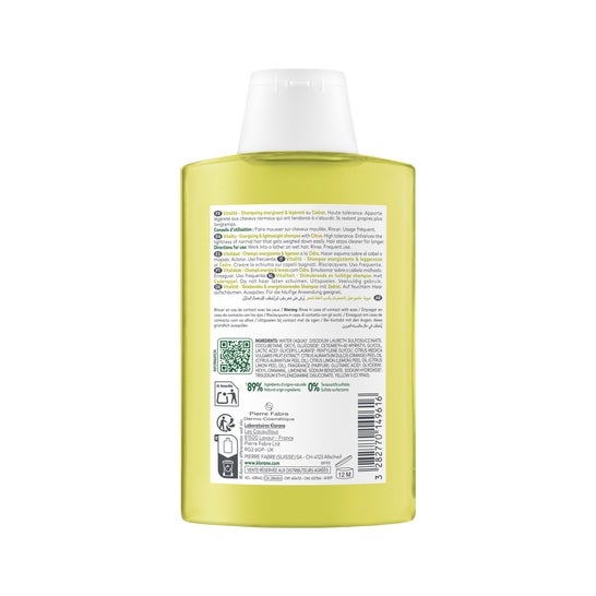 KLORANE Shampoo alla polpa di cedro 200ml