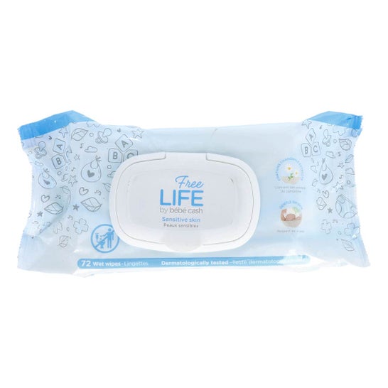 Free Life Bébé Cash Toallitas Húmedas 72uds