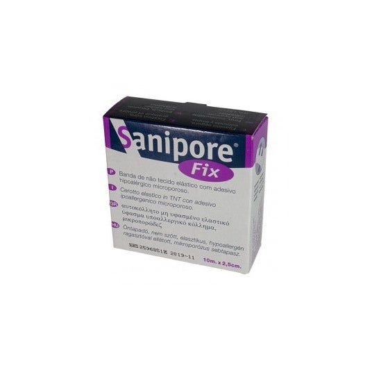 Sanipore Fix hypoallergische gips 10 MX 5 Cm