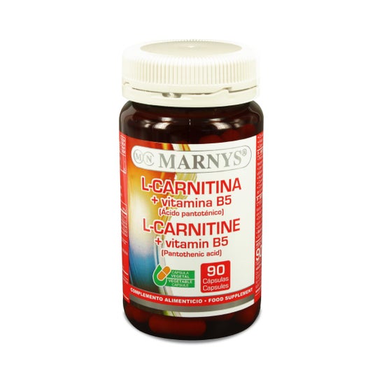 Marnys L-carnitine + Vitamin B5 90caps
