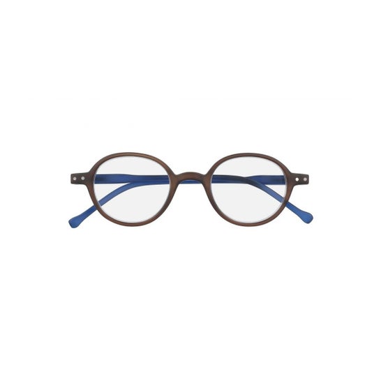 Silac Glasses Brown & Blue 3.25 1piece