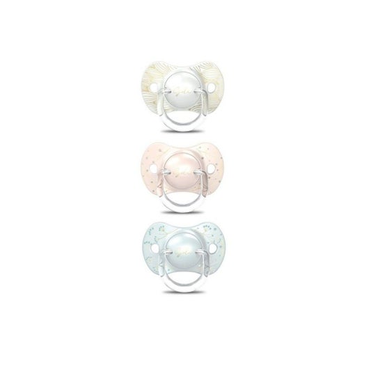 Suavinex Chupete Gold 0-6 M Silicona 1ud