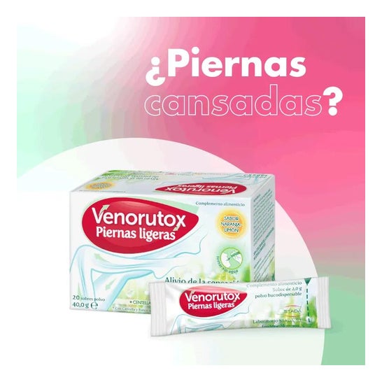 Venorutox light legs orange-lemon flavour 20 sachets Venorutox light legs orange-lemon flavour 20 sachets