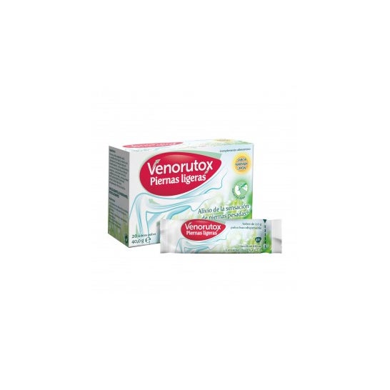 Venorutox Piernas Ligeras sabor naranja-limón 20uds