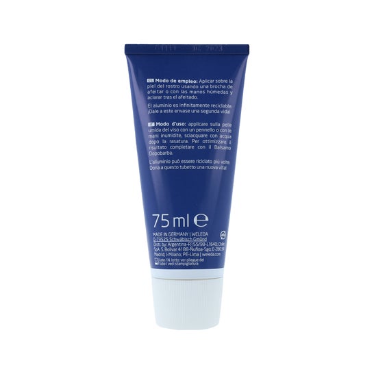 Weleda for Men Crema de Afeitar 75 ml
