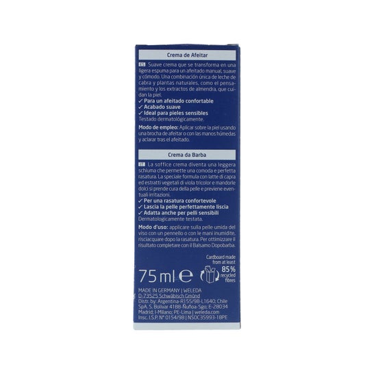 Weleda for Men Crema de Afeitar 75 ml