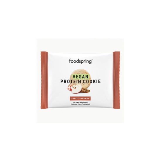 Foodspring Vegan Protein Cookie Manzana Canela 50g