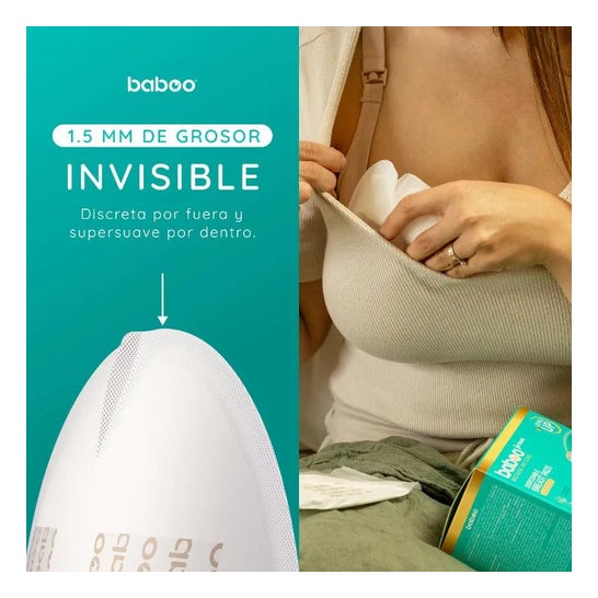 Baboo Almohadillas Lactancia Desechables 40uds Baboo Almohadillas Lactancia Desechables 40uds