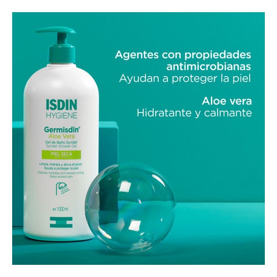 Isdin Hygiene Germisdin Aloe Vera Gel de Baño 1L+100ml