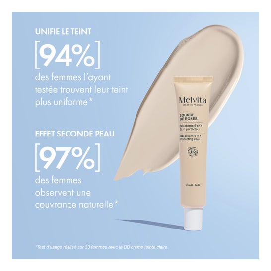 Melvita Source de Roses Bb Cream Claro 40ml