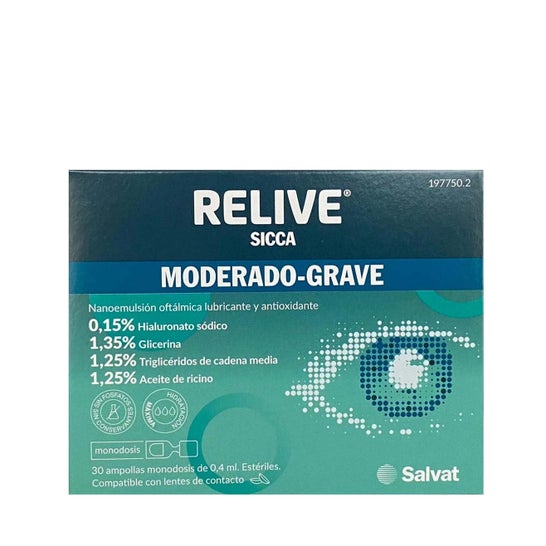 Relive Sicca Nanoemulsión Oftalmológica 30uds