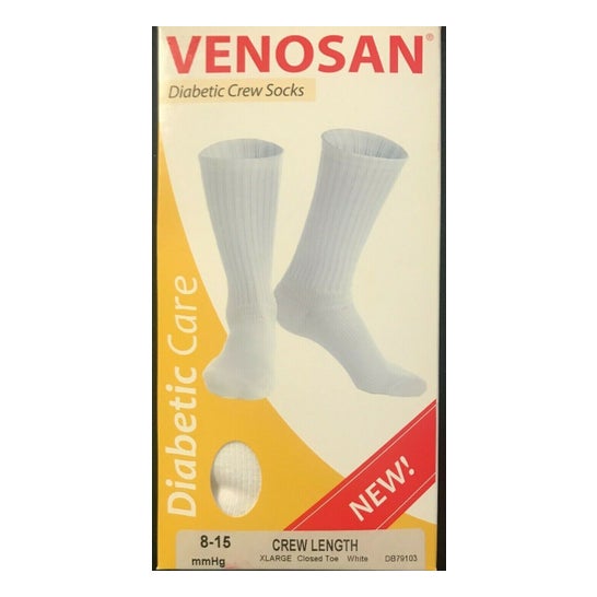 Venosan Diabetic Socks Black M 1 Par