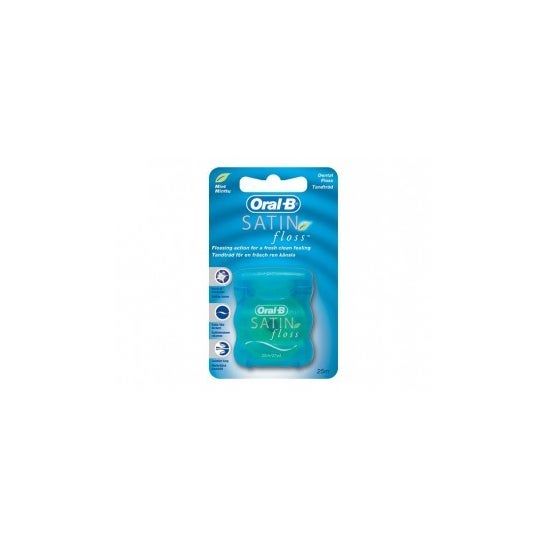 Oral-B Satin Floss Seda Dental con Cera 25m Menta 1ud