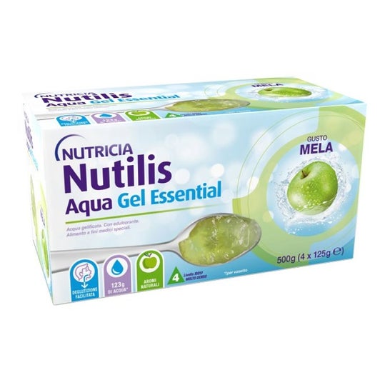 Nutilis Aqua Essential Gel Manzana 4x125g