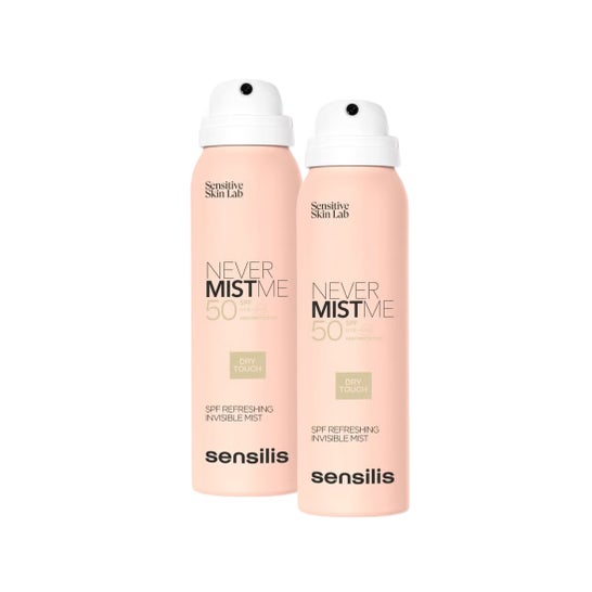 Sensilis Never Mist Me SPF50 Invisible Mist Dry Touch 2x100 ml