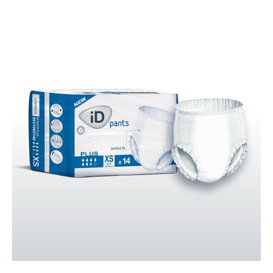 Ontex Spodnie identyfikacyjne dla służby zdrowia Plus XS 14uts