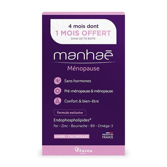 Nutrisanté Manhae Feminidad Menopausia 120 cápsulas