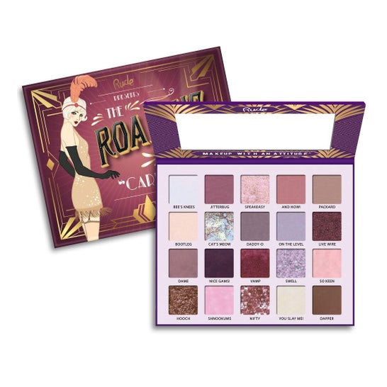 Rude Cosmetics The Roaring 20s Carefree Øjenskygge Palette 30 g