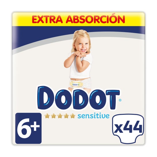 Dodot Sensitive Extra pannolini T6 44uds