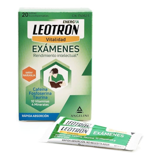 Leotron Exámenes 20 sobres bucodispersables