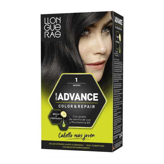Llongueras Color Advance Haarfärbemittel N1 Schwarz