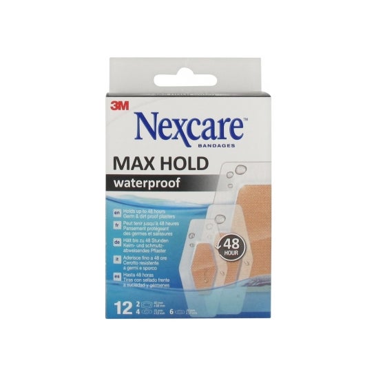 Nexcare MaxHold Bandages Étanches 12uds