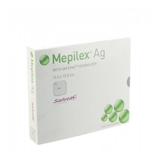 Mepilex Ag Aposito Esteril 12.50x12.50 Cm 5