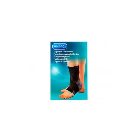 Alvita adjustable ankle brace size-1 1 pc