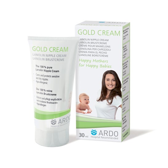 Ardo Gold Cream Lanolin Nipple Cream 30ml