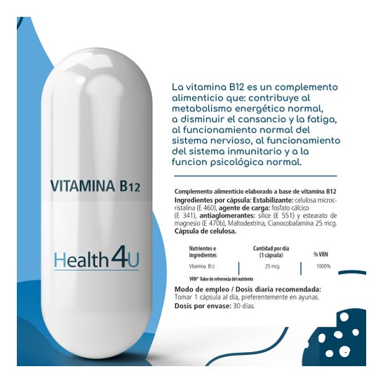 H4U Vitamina B12 30caps