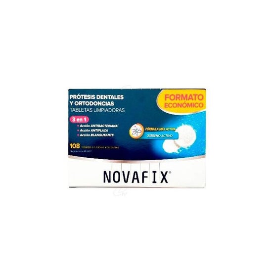 Novafix tabletas antibacterianas 3 en 1 108uds