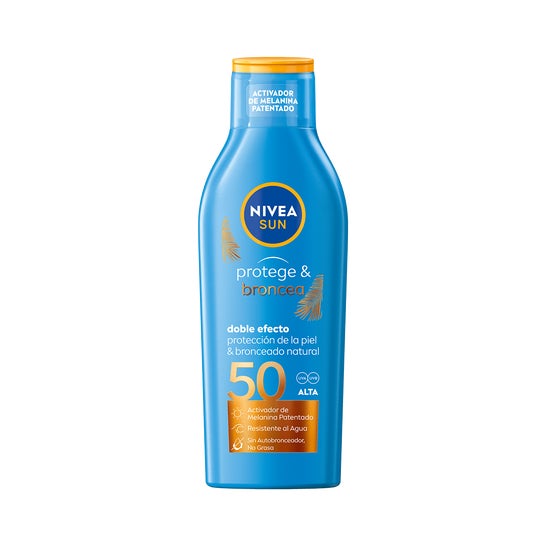 Nivea Sun Protege Broncea Leche SPF50 200ml