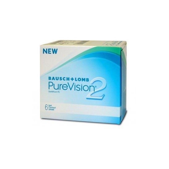 Bausch & Lomb PureVision™ 2 6uds Dioptrien +03.75 Radius 8.6