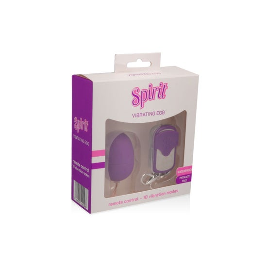 Spirit Small Vibrating Egg Remote Control Purple