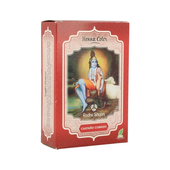 Radhe Shyam Henna Castaño Cobrizo En Polvo