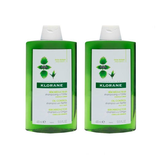 Klorane Duplo Netel Shampoo 400Ml 2º U 50%