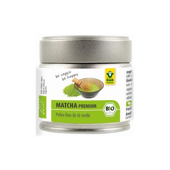 Raab Vitalfood Matcha grøn te Premium pulver 30g