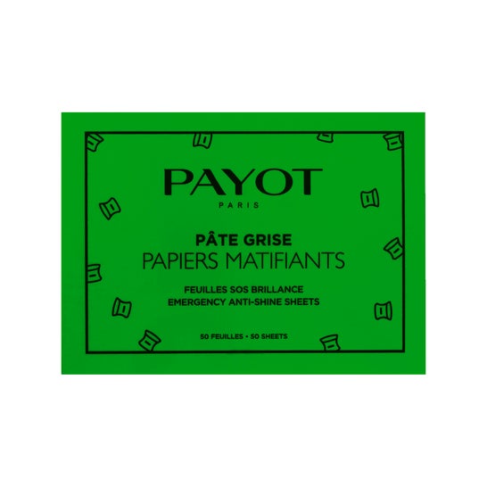 Payot Paris Pâte Grise Papiers Matifiants Emergency Anti-shine Sheets Pack 10 x 50uds